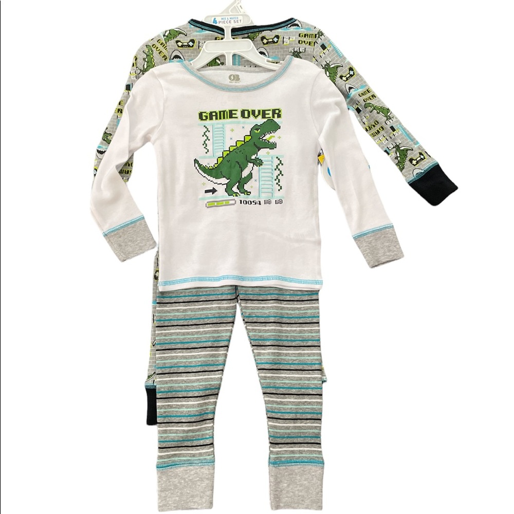 Only Boys Toddler Boy Dinosaur Pajamas Set B5